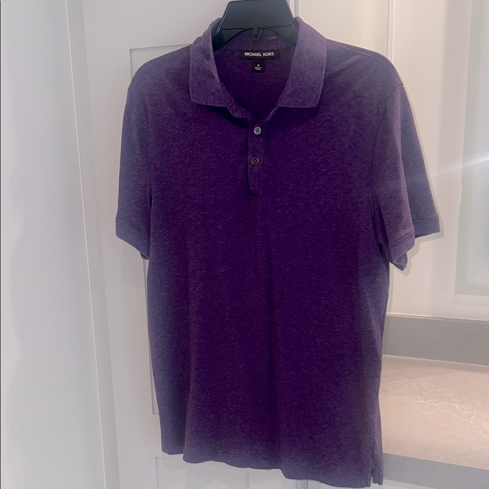 Michael Kors Deep Purple Men's Polo Shirt-GREAT DEAL in perfect condition!
